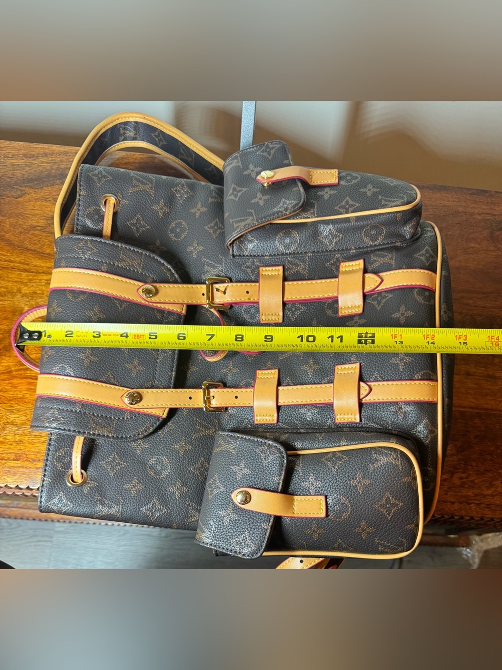 Brown Backpack. No Brand. Brand New. - Picture 6 of 8